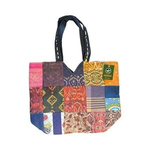 One-of-a-Kind Handmade Patchwork Tote Bag – Made in India